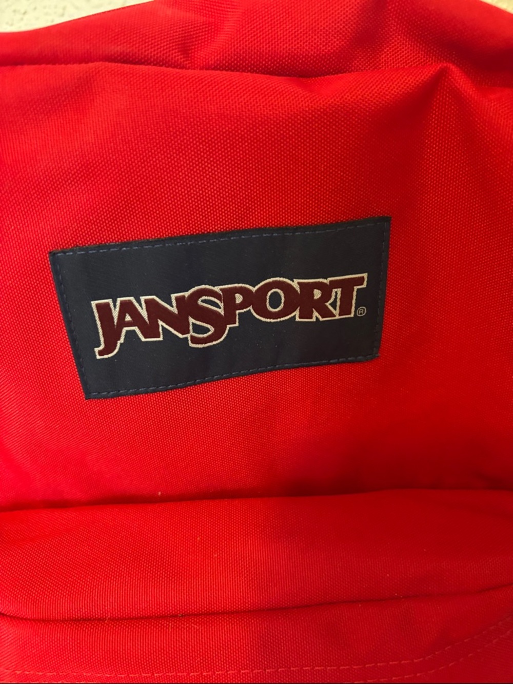Jansport Red Classic Single-Compartment Backpack - Picture 2 of 4